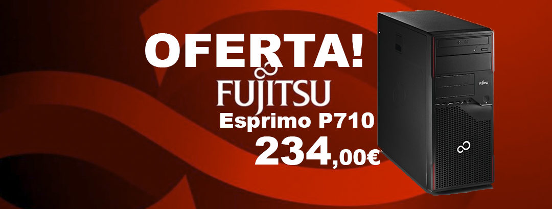 Fujitsu Esprimo P710 · Core i3, 8GB, HDD500GB, DVD±RW, Win 10 per només 234,00€!
